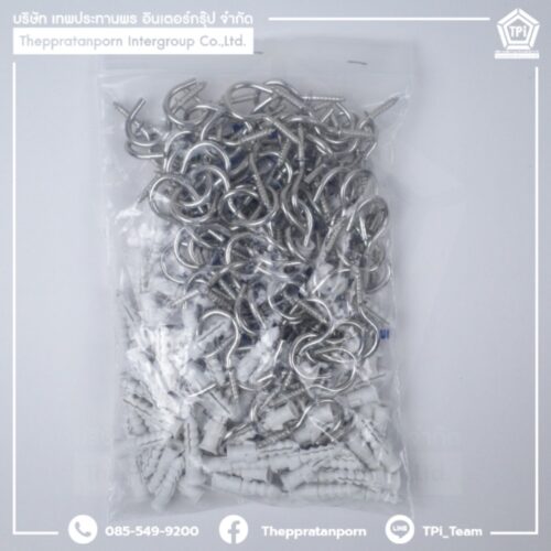 Hook House (P)+Pook Plastic (PACKING 100 EA/BAG) #00009 - Image 3