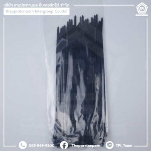 Cable Tie 8 สีดำ #00164 - Image 3