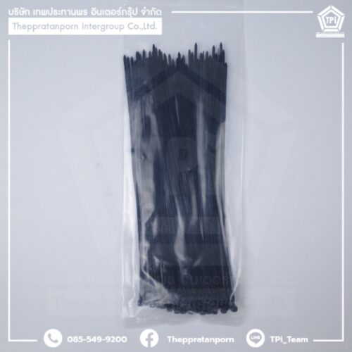 Cable Tie 8 สีดำ #00164 - Image 5