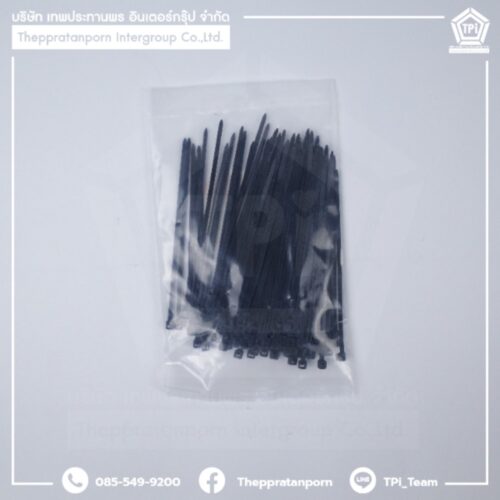 Cable Tie 4 สีดำ #00178 - Image 3