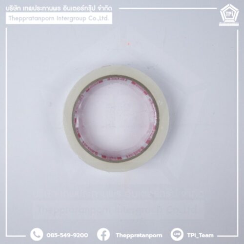 เทปผ้า 24mm X 10 หลา_สีขาว #00250