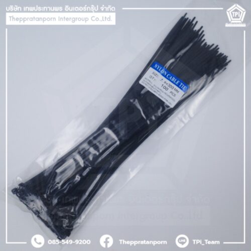 Cable Tie 11 สีดำ #00263