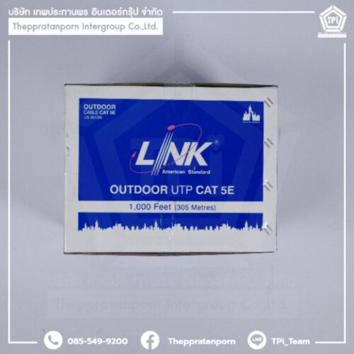 LINK LAN CABLE CAT5E OUTDOOR (305M./BOX) สายสีดำ #Cat5out - Image 4