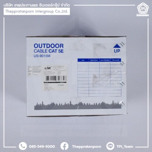 LINK LAN CABLE CAT5E OUTDOOR (305M./BOX) สายสีดำ #Cat5out - Image 5